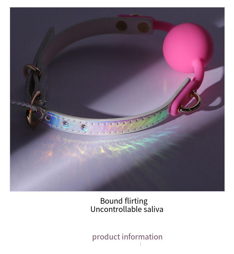 【Alluereve】Pink Laser Gag Ball - Premium SM Tool/mouth gag