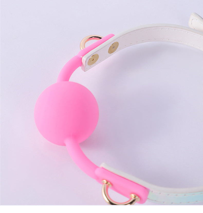 【Alluereve】Pink Laser Gag Ball - Premium SM Tool/mouth gag