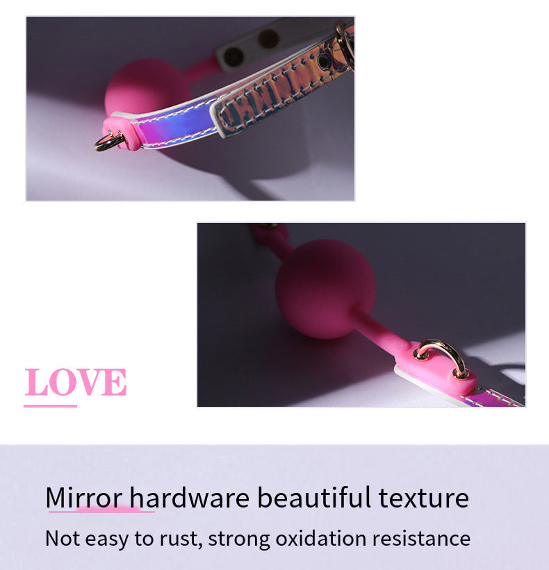 【Alluereve】Pink Laser Gag Ball - Premium SM Tool/mouth gag