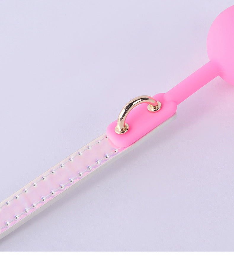 【Alluereve】Pink Laser Gag Ball - Premium SM Tool/mouth gag