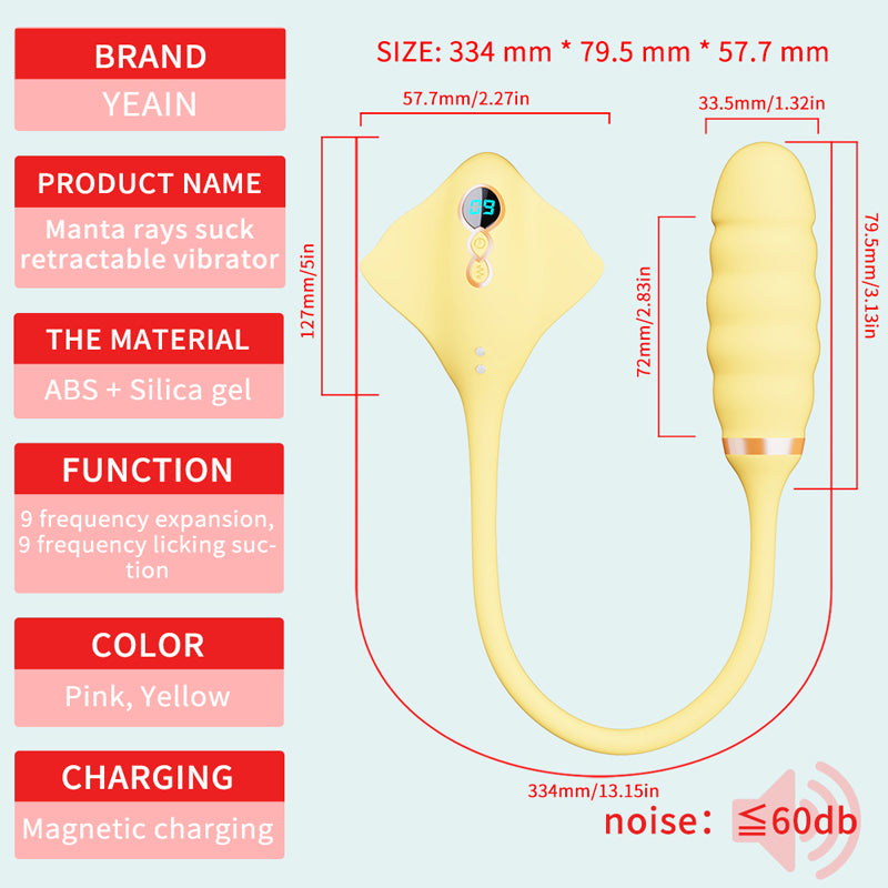 Ogasm Tandem Plus Clitoral Suction Stimulator & Egg Vibe