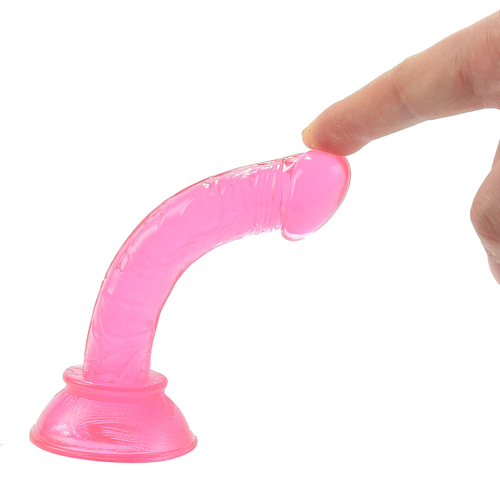 Basix Slim 7 Inch Dildo in Pink/ Dildo /for her/LGBTQ+