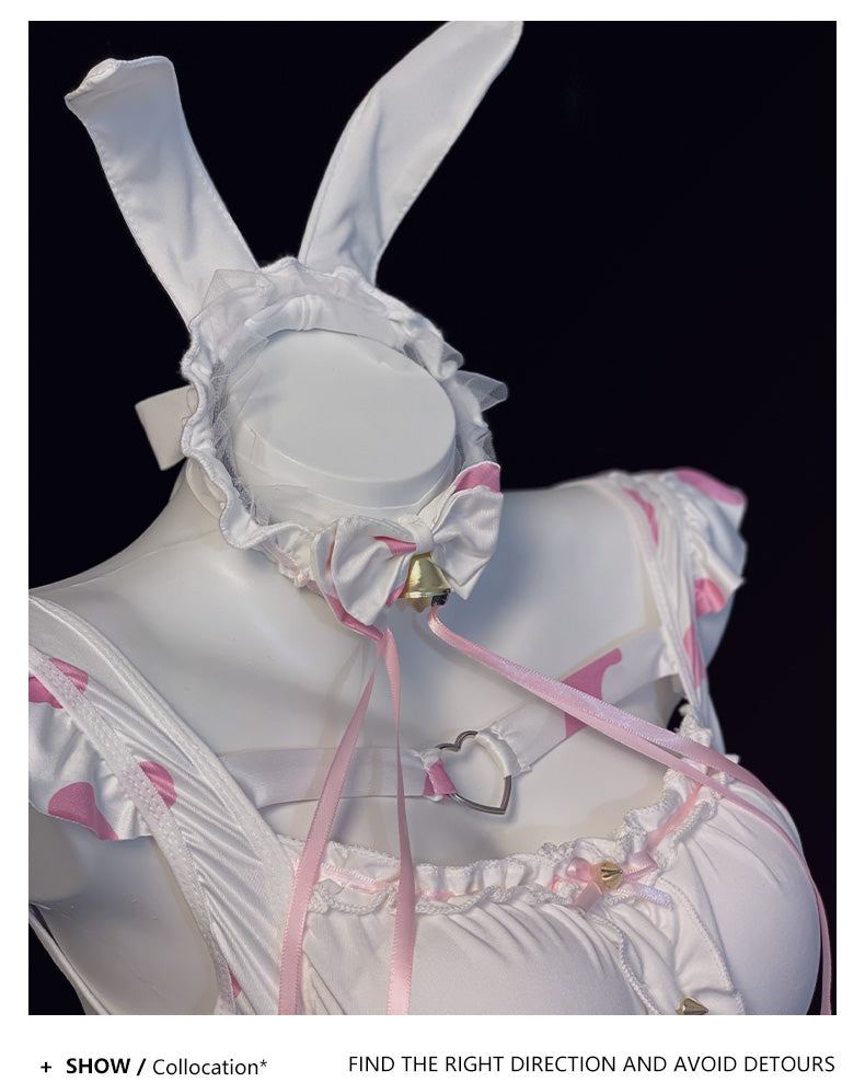 #3【Allureve】 'Bunny Cream'sweet Bunny cosplay suits temperament private lingerie