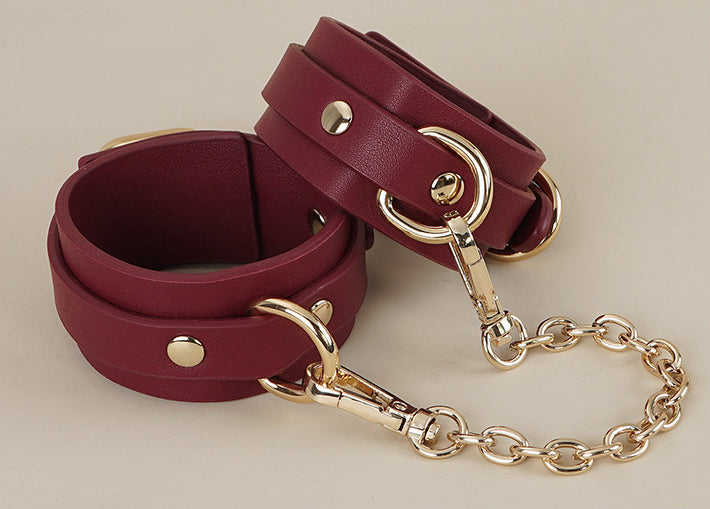 【Alluereve】Luxurious Burgundy SM Kit/leather/18+/5pcs in 1