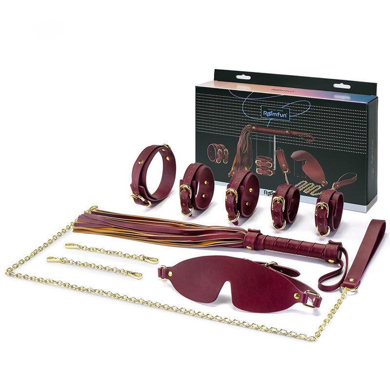 【Alluereve】Luxurious Burgundy SM Kit/leather/18+/5pcs in 1