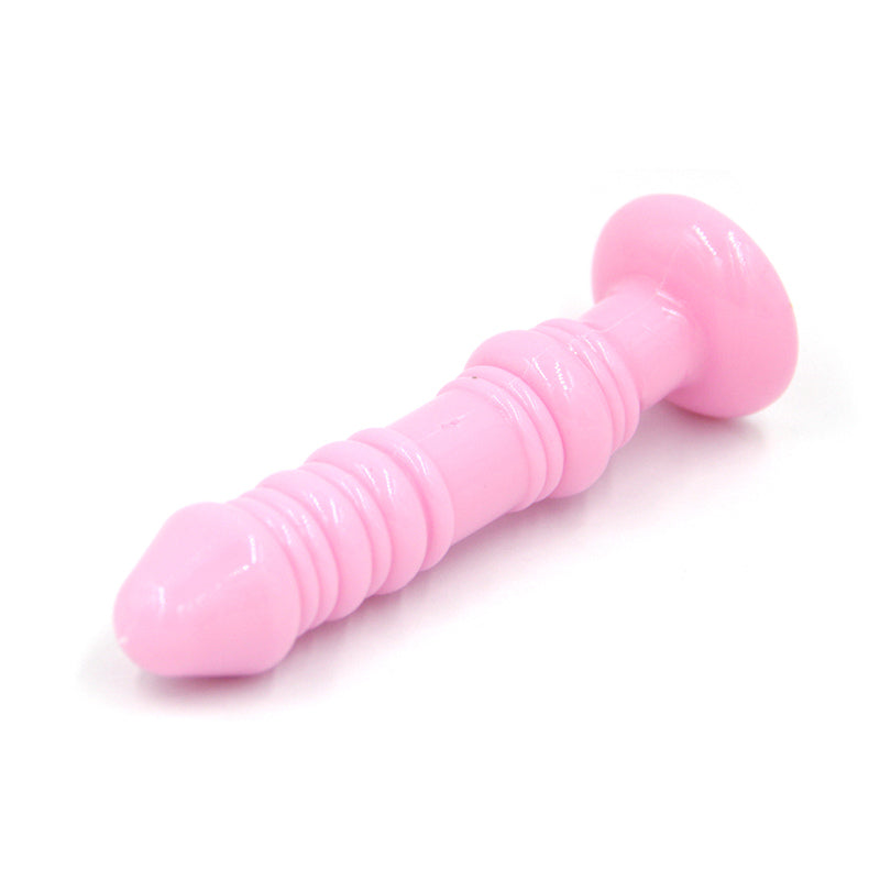 Twisted Love Twisted Ribbed Silicone Probe/Dildos/Butt Plug