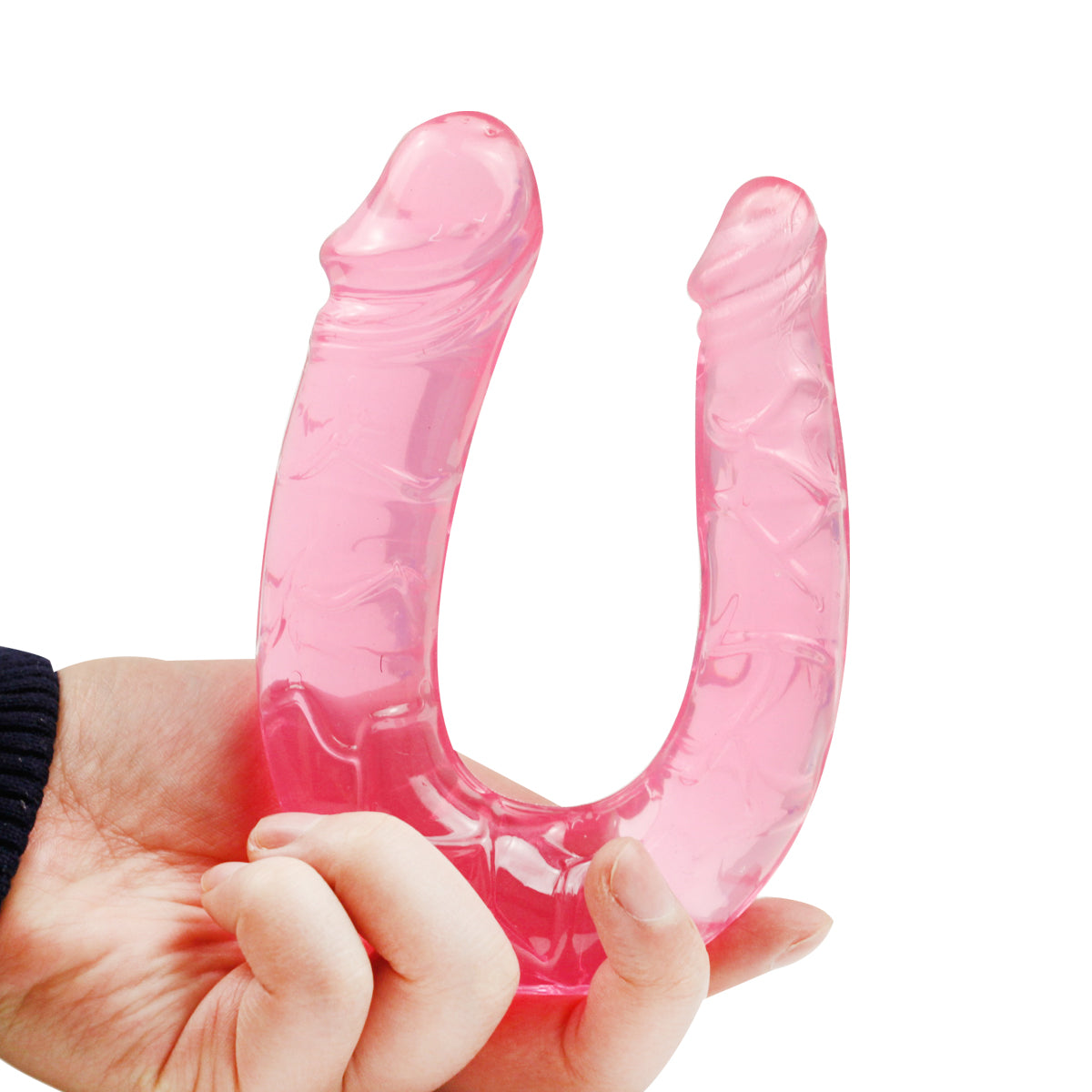 Seduce Me Curved Life-Like Double Dong /Penis Pump/for her/Dildos