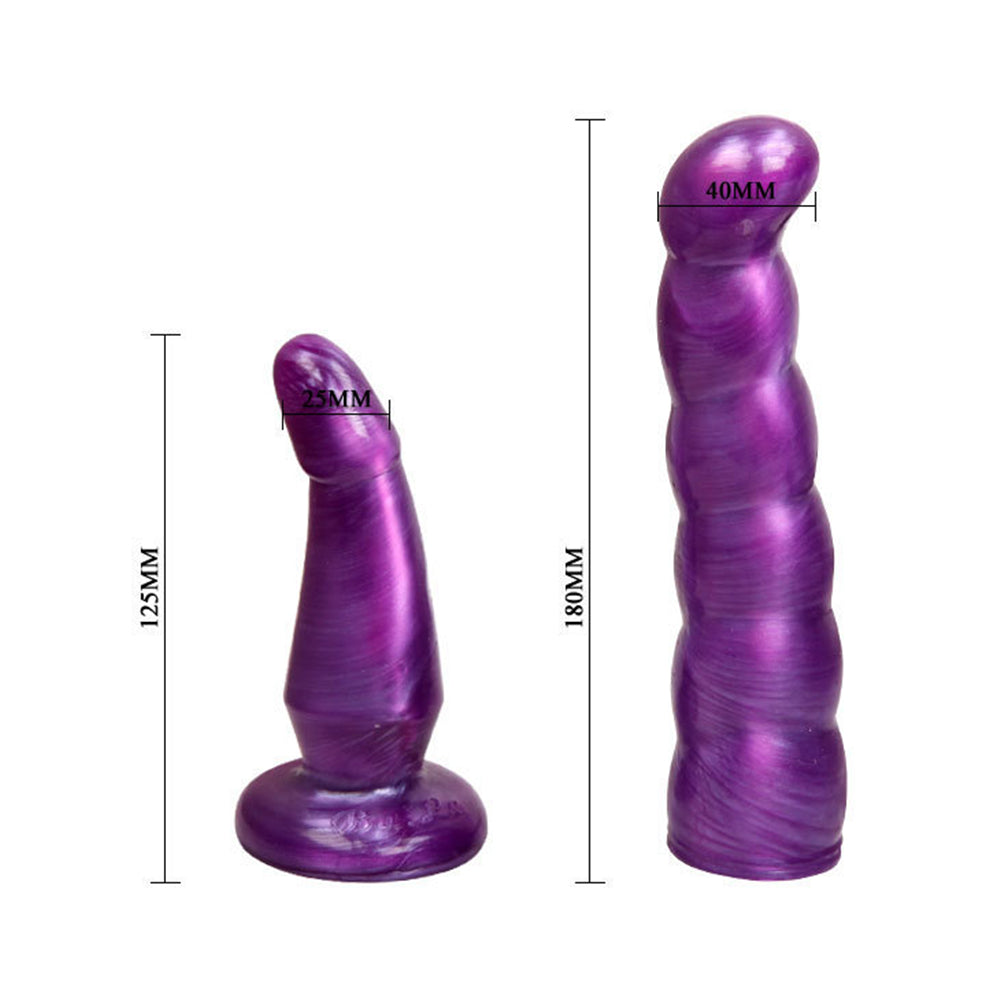 Dual-Headed Strap-On Dildo with Vibrations / Penis Pump/Strap-on