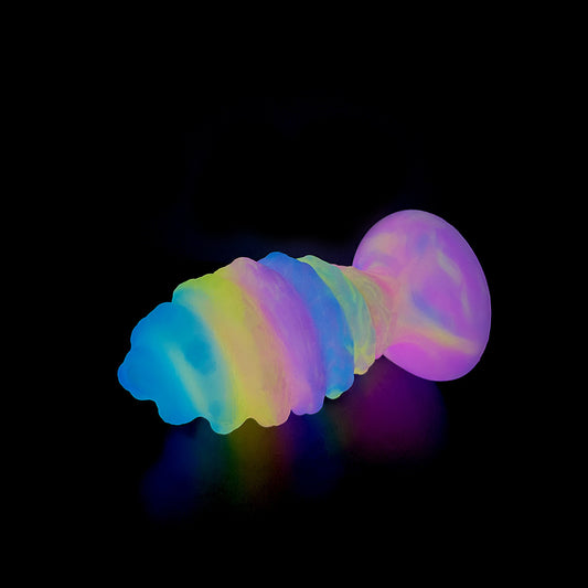 【Alluereve】'Rainbow Fantasy Textured' Butt Plug