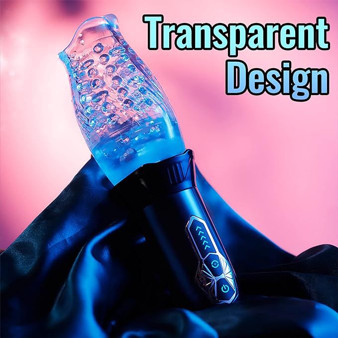 【Alluereve】Bellucci Rotating Transparent Crystal Vibrating Male Masturbator/toy/masturbation cup