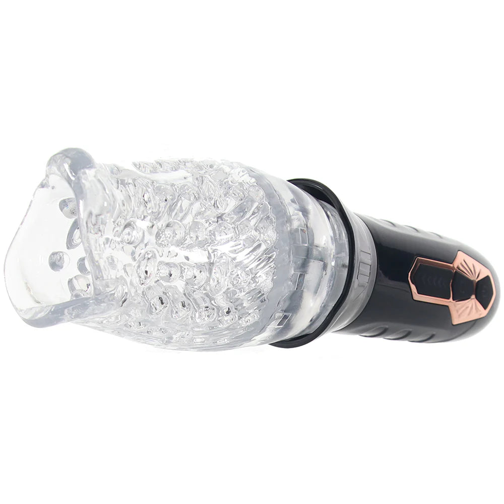 【Alluereve】Bellucci Rotating Transparent Crystal Vibrating Male Masturbator/toy/masturbation cup